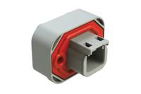 atm15-2p-bm03 Amphenol Industrial, AT Automotive Connector Plug Grey Flange Mount 2 Way ATM15-2P-BM03