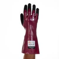 oil5g-10 Tornado Oil-Teq 5G Black 13 Gauge Mixed Cut Fibre Work Gloves, Size 10, Polymer Coating