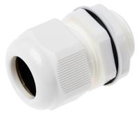 822-9779 RS PRO White Nylon Cable Gland, M25 Thread, 13mm min., 18mm max., IP68