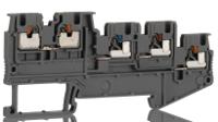 3244452 Phoenix Contact  PTIO 1.5/S/4 Series Grey, 1.5mm², Quadruple-Level, Push In Termination