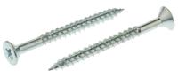529-163 RS PRO Pozidriv Countersunk Steel Wood Screw, Bright Zinc Plated, No. 10 Thread, 2in Length