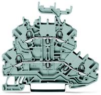 2000-2231 WAGO  TOPJOB S, 2000 Series Grey, 1mm², Double-Level, Push-In Cage Clamp Termination, ATEX, IECEx