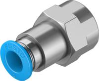 qsf-14-8-b-50 Festo Straight Threaded Adaptor, G 1/4 Female to Push In 8 mm, Threaded-to-Tube Connection Style, 130713