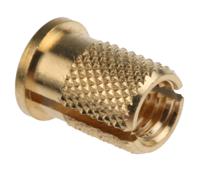 278-629 RS PRO, M6 Brass Threaded Insert diameter 8mm Depth 12.7mm