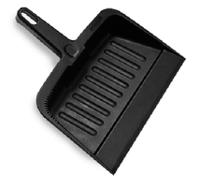 fg200500char Rubbermaid Commercial Products Black Dust Pan for Hygiene