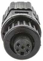 au-05bffa-ll7001 Amphenol Industrial Circular Connector, 5 Contacts, Panel, Miniature Connector, Socket, Female, IP67, Ceres Series