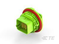 2-2350891-3 TE Connectivity, NTSEAL Automotive Connector Socket Panel Mount 20 Way, Solder Termination
