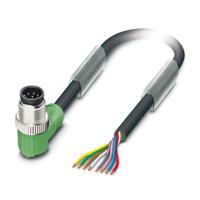 1522545 Phoenix Contact Male 8 way M12 to Free End Sensor Actuator Cable, 1.5 m