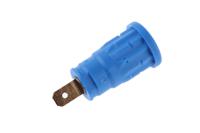 972361102 Hirschmann Test & Measurement Blue Female Banana Socket, 4 mm Connector, 24A, 1000V ac/dc, Gold Plating