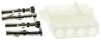 1480-424-163304-2 TE Connectivity, Commercial MATE-N-LOK Female Connector Housing, 5.08mm Pitch, 4 Way, 1 Row