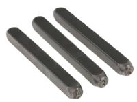 251-801 RS PRO 4mm x 27 Piece Engraving Punch Set, (Letters: A → Z, (&))