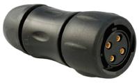 uts6jc1244s Souriau Sunbank by Eaton Circular Connector, 4 Contacts, Cable, Standard Connector, Plug, Female, IP68, IP69K, UTS