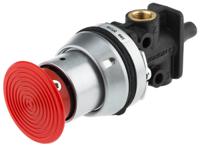 03036602 Norgren Push Button 3/2 Pneumatic Manual Control Valve 03 Series, G 1/8, 1/8in, III B