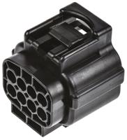 2822393-1 TE Connectivity, Econoseal J 070 Mk II+ Automotive Connector Plug Black 8 Way