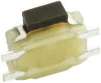 434331045822 Wurth Elektronik Black Tactile Switch, SPST 50 mA @ 12 V dc 2.6mm Surface Mount
