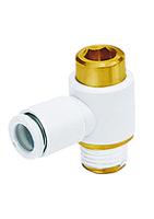 917-1776 SMC Pneumatic Elbow Threaded-to-Tube Adapter