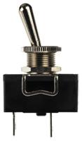 x12cp APEM Toggle Switch, Panel Mount, On-Off, SPST, Tab Terminal