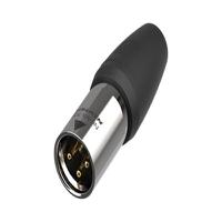 nc3mx1-top Neutrik Cable Mount XLR Connector, Male, IP65, 50 V, 3 Way, Gold Plating