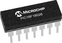 pic16f18026-ip Microchip, 8 bit PIC16, PIC16F Microcontroller, 64 MHz, 28kB FLASH, 14-Pin PDIP