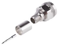 j01020a0107 Telegartner, Plug Cable Mount N Connector, 50Ω, Crimp Termination, Straight Body