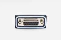 sdf-r15-213l011 Norcomp SDF 15 Way Right Angle D-sub Connector Socket, 2.74mm Pitch, with 4-40 Screw Locks, Threaded Inserts