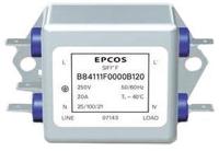 b84111f0000g136 EPCOS, SIFI-F 36A 250 V ac/dc 60Hz, Flange Mount RFI Filter, Tab, Single Phase