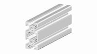 264-7860 RS PRO Silver Aluminium, Anodized Profile Strut, 20 x 40 mm, 6mm Groove, 3m Length