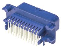 776163-5 TE Connectivity, AMPSEAL Automotive Connector Plug Blue Panel Mount 35 Way, Solder Termination