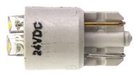 le-0903-04w JKL Components White LED Indicator Lamp, 24V dc, Wedge Base, 10.4mm Diameter