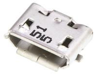 105017-0001 Molex Right Angle, SMT, Socket- Single Port Type Micro B 2.0 USB Connector