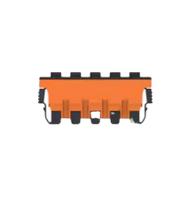 524198-e ERNI Voltron Series Straight PCB PCB Connector, 2 Contact(s), 6.2 mm Pitch, 1 Row, Shrouded