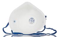 p351 RS PRO Disposable Respirator for General Purpose Protection, FFP2, Valved, Moulded 10 per Package