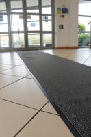 vp010602 Coba Europe Vyna-Plush, Entrance Mat, Cutpile, Indoor Use, Black/Steel, 0.9m 1.5m 7mm
