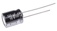 eeuta1v101 Panasonic 100μF Aluminium Electrolytic Capacitor 35V dc, Radial, Through Hole - EEUTA1V101