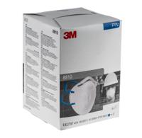 3m-8810 3M 8000 Series Disposable Face Mask for General Purpose Protection, FFP2, Non-Valved, Moulded 20 per Package