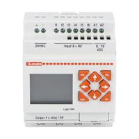 lrd12rd024 Lovato LRD Series PLC CPU, Relay Output, 8-Input, Analog, Digital Input