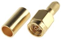 j01150r0001 Telegartner, Plug Cable Mount SMA Connector, 50Ω, Crimp Termination, Straight Body