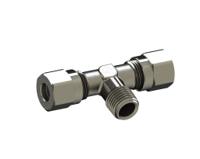 231-2720 RS PRO 69220 Series Tee Threaded Adaptor, BSP 1/8 Male to Push In 6 mm, Threaded-to-Tube Connection Style