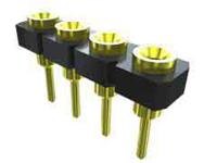 sl-132-tt-11 Samtec SL Series Straight Through Hole Mount PCB Socket, 32-Contact, 1-Row, 2.54mm Pitch, Solder Termination