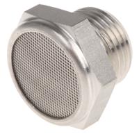 0682-00-17 Legris 0682 Stainless Steel 12bar Pneumatic Silencer, Threaded, G 3/8 Male
