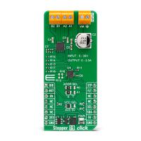 mikroe-6034 MikroElektronika Add-On Board Stepper Motor Driver for DRV8424 for mikroBUS Socket