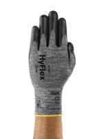 11801100 Ansell HyFlex 11-801 Grey Nylon Nylon Work Gloves, Size 10, Nitrile Foam Coating