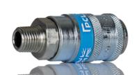 ac21cm PCL Steel Female Pneumatic Quick Connect Coupling, R 1/4 Male Threaded