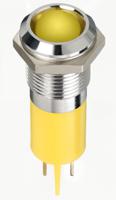 134-5548 RS PRO Yellow Panel Mount Indicator, 24V dc, 14mm Mounting Hole Size, Faston, Solder Lug Termination, IP67