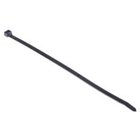111-12230-t120i-pa66w-bk HellermannTyton Cable Tie, 300mm x 7.6 mm, Black Polyamide 6.6 (PA66), Pk-100