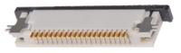 52745-2097 Molex, Easy On, 52745 0.5mm Pitch 20 Way Right Angle Male FPC Connector, ZIF Top Contact