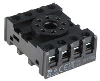 pf083a-e Omron 8 Pin 250V ac DIN Rail Relay Socket, for use with MK2PD-I, MK2PD-S, MK2P-I, MK2PND-I, MK2PND-S, MK2PN-I, MK2PN-S,