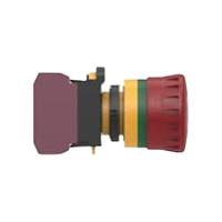 pbes22l012r TE Connectivity PBES22 Series Illuminated Emergency Stop Push Button, Panel Mount, 22.3mm Cutout, 1NC, IP20, IP65