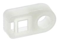 151-61119-fh18-pa66-na HellermannTyton Self Adhesive Natural Cable Tie Mount 7.1 mm x 13.3mm, 2.5mm Max. Cable Tie Width