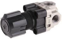 arx21-f02 SMC G 1/4 Pneumatic Regulator - 0.05MPa to 0.3MPa, 1/4in, 2MPa max. input